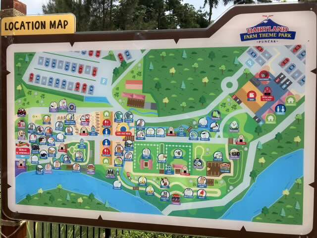 farmland園内のMAP